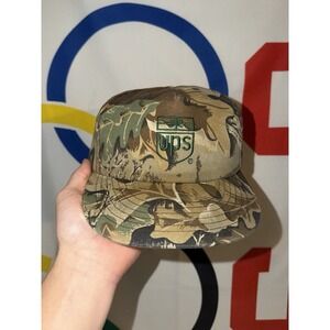 Vintage UPS Camo Hat Snapback Cap America 80s Hunting